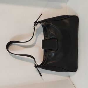 Coach Dark Brown Hampton Hobo Purse